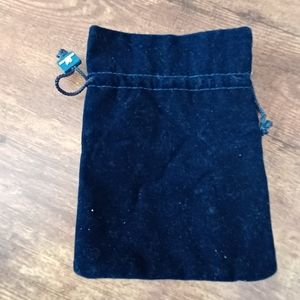 Swarovski velour drawstring jewelry bag